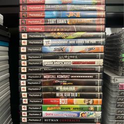 PS2 games for sale