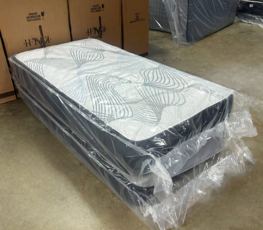 NEW TWIN MATTRESS AND BOX SPRING 😉 100% QUALITY & CONFORM 👌