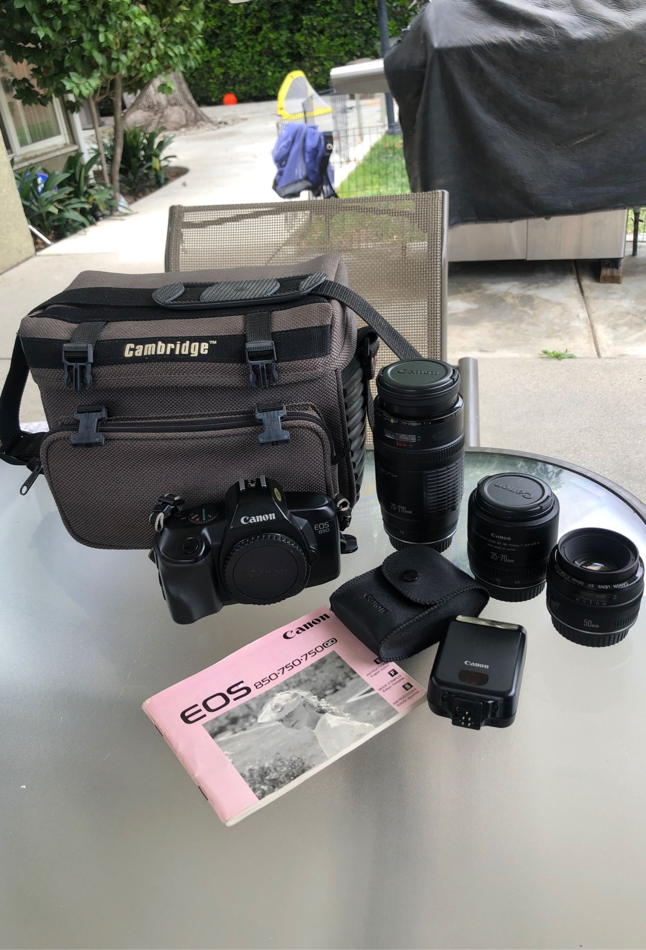 Canon 750, 750QD, 850 camera bundle