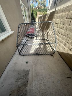 Foldable and Adjustable Soccer Rebounder and Net