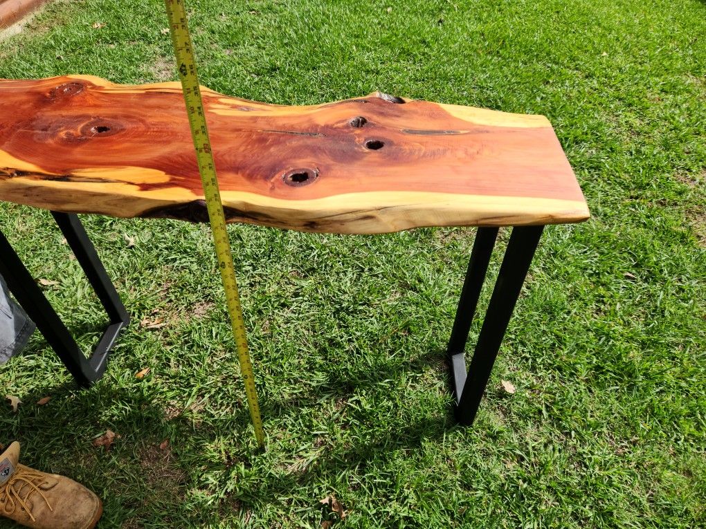 Cedar Slab Table