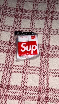 Supreme White Socks