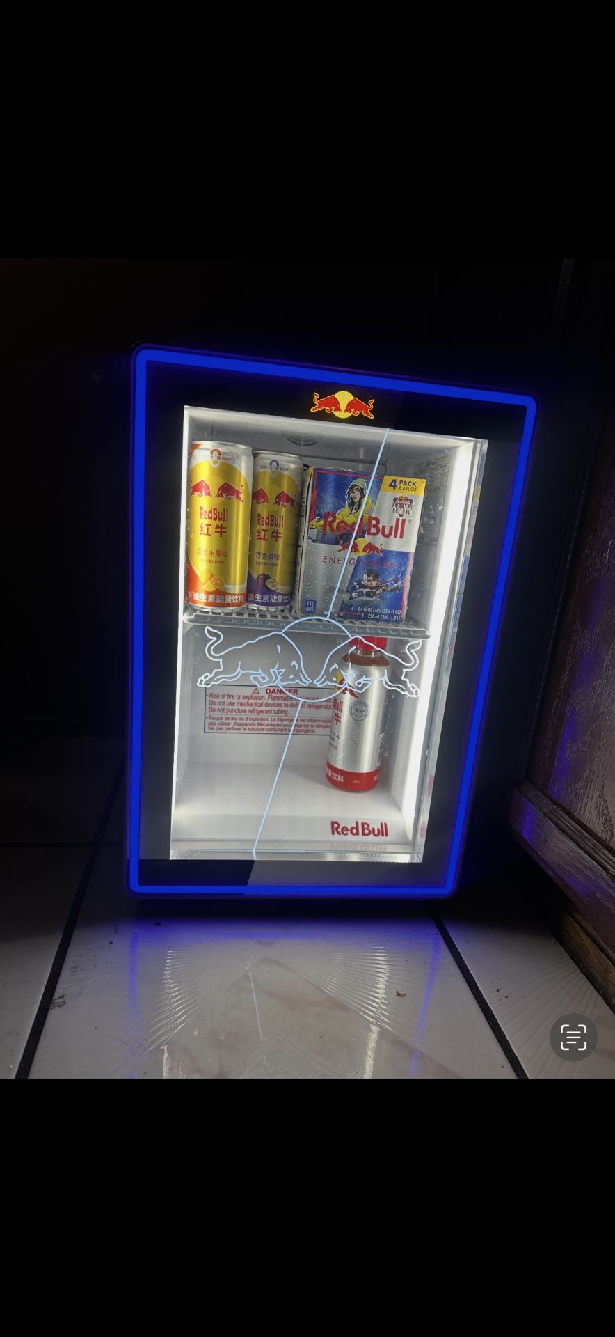 Red Bull Mini Fridge 