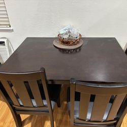 Dining Table With 4 Chairs