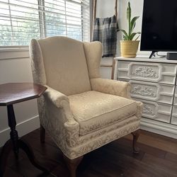 2 Antique Wingback Chairs 