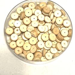 Lot Of 4x10mm Bone Disc Beads