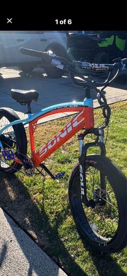 Sonic e-bikes beach cruisers fat tire