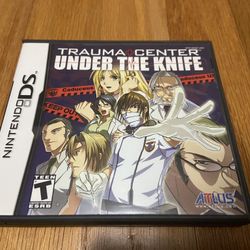 Nintendo DS Game Trauma Center - Under the Knife CIB video game