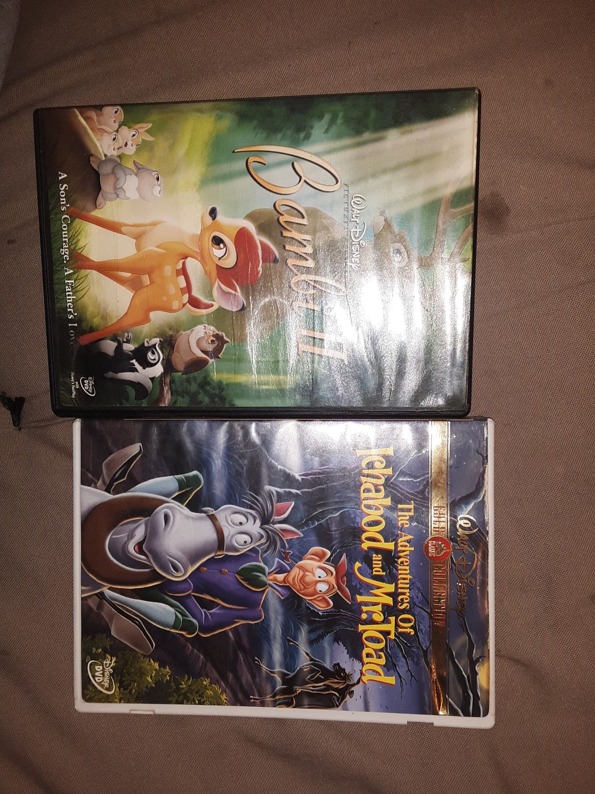 Bambi 2 and the adventures of Ichabod and mr. Toad