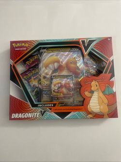 Pokemon TCG Dragonite V Box Includes 1 Foil Promo Card and 4 booster packs