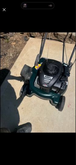 Push lawnmower runs and cuts gray. It is 20 inch cut deck doesn’t have any issues we can test it here. All sales are fine asking for 130 as it is.