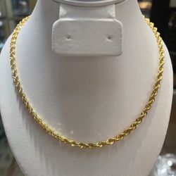 14K Gold | Rope Chain Necklace 