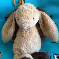 Original Bashful Patchwork Brown Bunny Jellycat