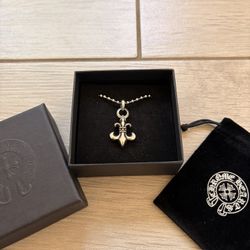 Chrome Hearts Fleur Pendent Necklace