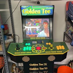 Modded Arcade Machine ,Golden Tee Arcade Style 10,000 Games 