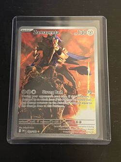 Pokemon TCG Zamazenta 201/182 Sv10 Holo Illustration Rare EN Destined Rivals