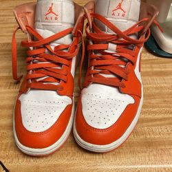 Nike Air, Jordans, High Top, Red And White