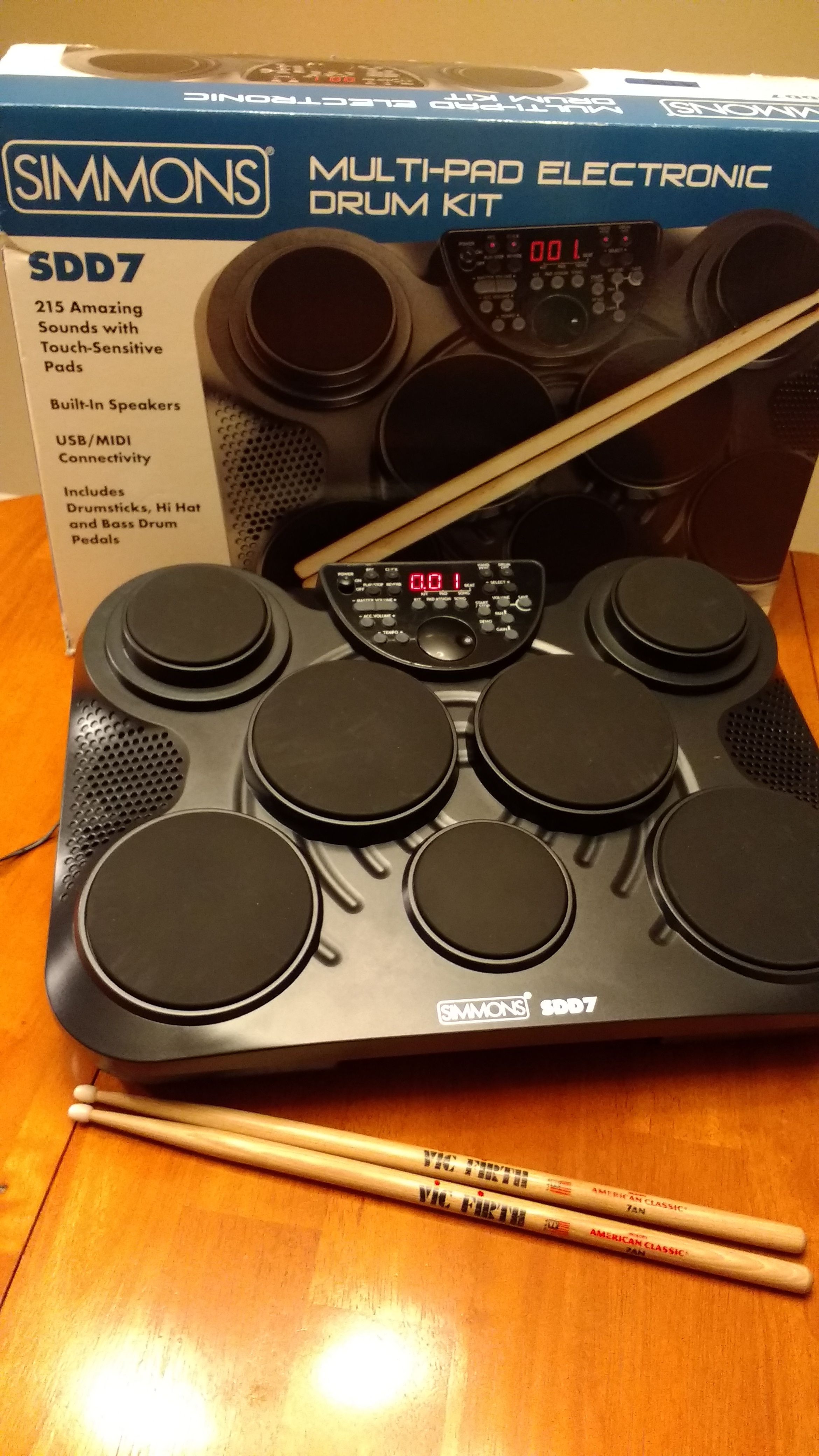 Simmons SDD7 multi-pad electronic drum kit