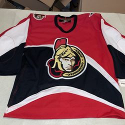 Nwt Authentic Koho Ottawa Senators Jersey Red Black Alternate Mens 48 90s Vtg