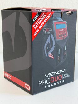 Venom Pro Duo Dual Power Charger 80W x2 LiPo/LiHV/NiMH RC Battery Charger