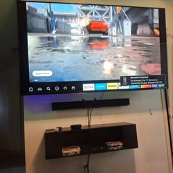 65 Inch Vizio Tv W Remote N Roku,  Can Deliver For Xtra $10