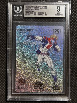 2026 Battle Arena Dart-Board Rookie Icon Battlefoil Steel Jaxson Dart RC BGS 9