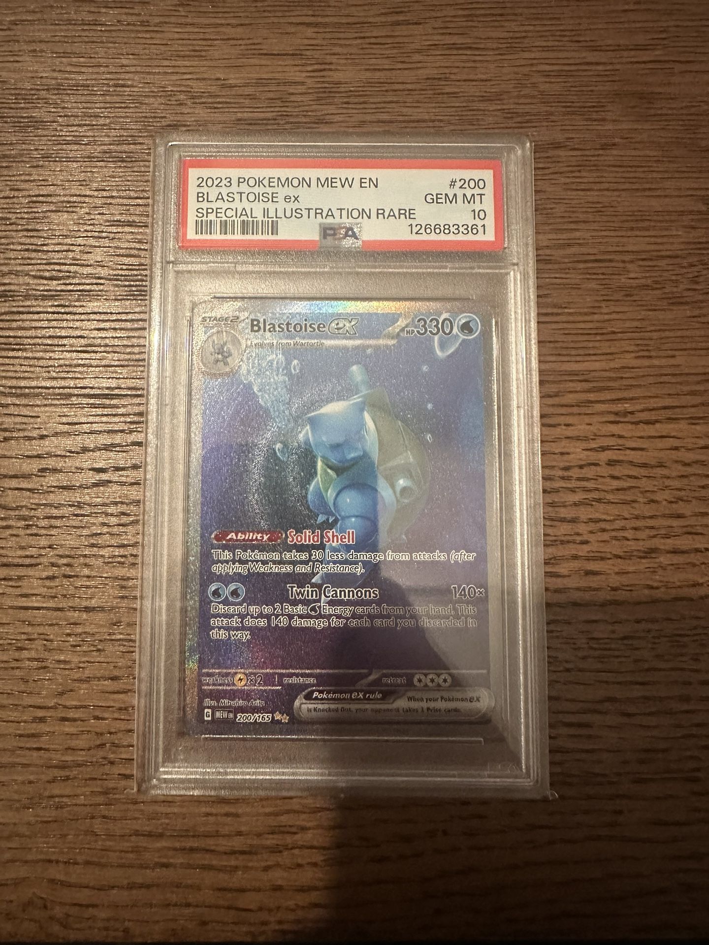 PSA 10 BLASTOISE EX #200