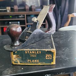 Stanley No. 40 Scrub Hand Plane with Original Box