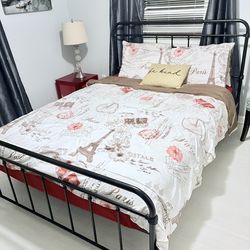 Queen sized Iron bed frame