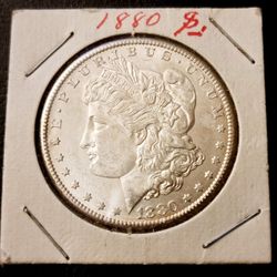 1880-S Morgan Silver Dollar Uncirculated BU/MS