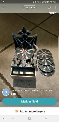 Halloween prop decorations party coasters