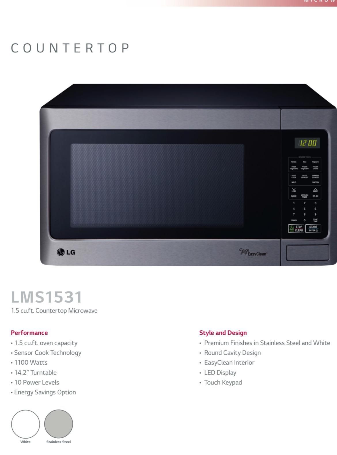 Lg Countertop Microwave
