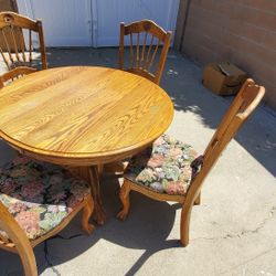 Wooden  dining table set  