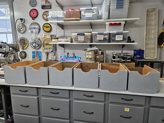 Wooden storage drawer