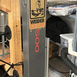 Weider 500 Weight Bench And System With Weights