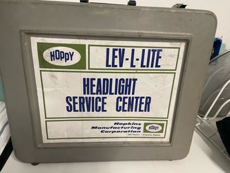 Vintage Hoppy Lev-L-Lite Headlight Aimer Kit Model B-4 w/ G2 Transit & Manual - COMPLETE