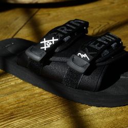 Sandals Slides Black Slip Ons Sandal Slide Street Wear Flip Flops Sz 8-13
