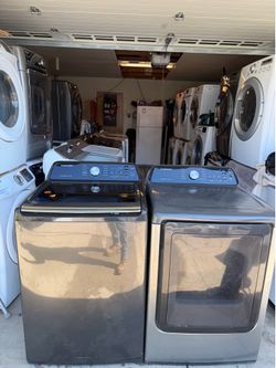 Samsung Washer and Electric Dryer Set