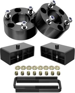 2.5" Front and 2" Rear Leveling Kit for 2007-2024 Silverado 1500 Sierra 1500,2.5 inch Front and 2 inch Rear Strut Spacers Lift Kit