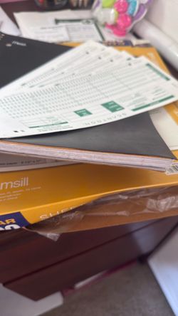 School supplies/ scantron
