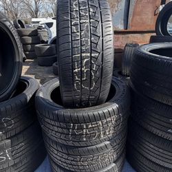 Used Set of General 255/45/20 G-Max AS-05 ZR tires