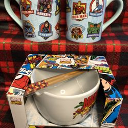 Marvel ramen bowl/mug bundle
