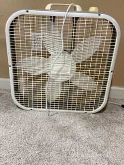 Galaxy Box Fan White