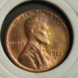MS66+ 1955-S  Wheat Cent 