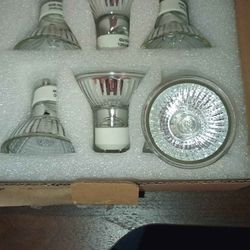 6 Pk GU10 Bulb Halogen Dimmable Light Bulbs