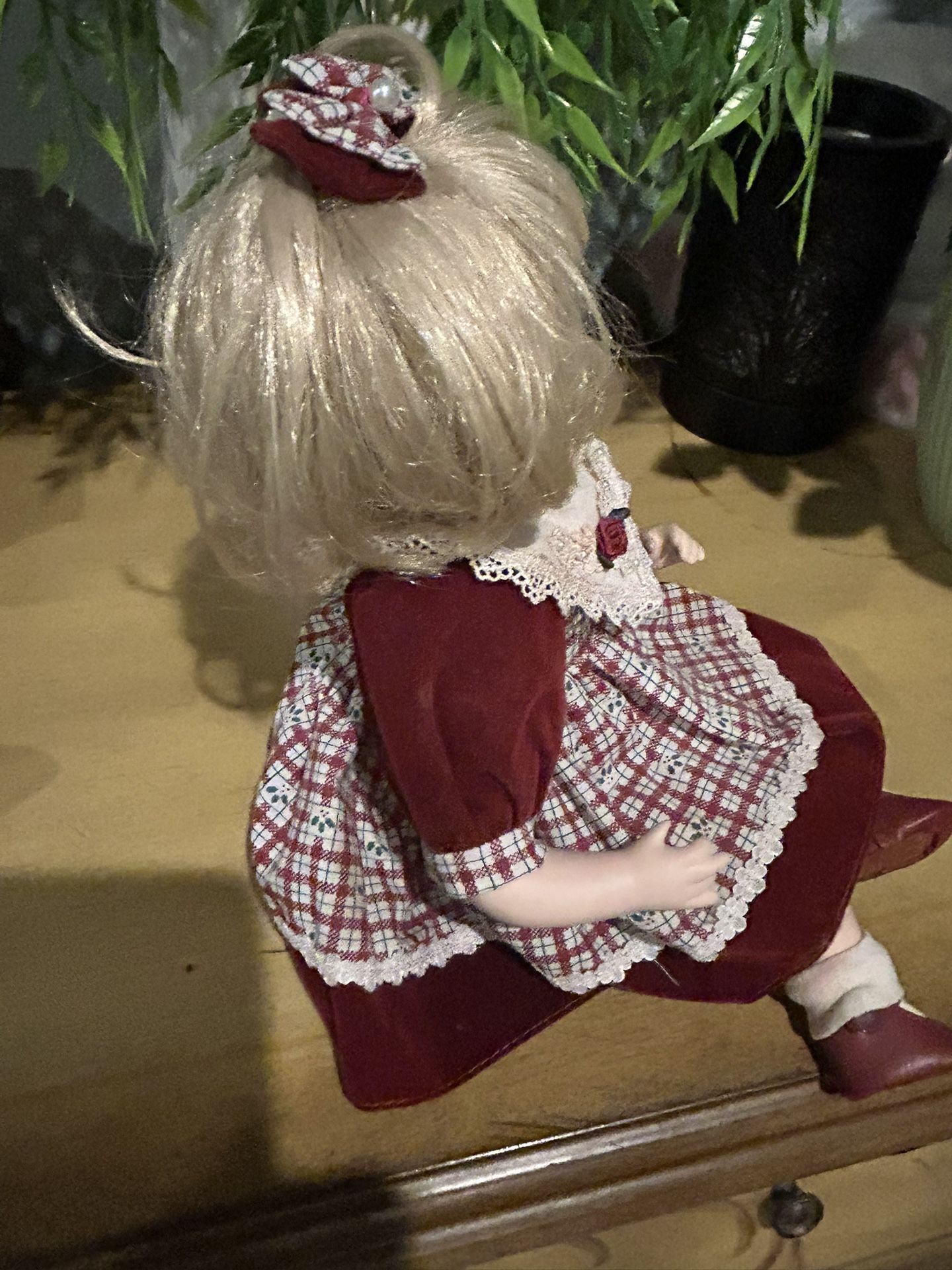 Vintage porcelain doll