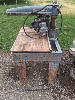 2 Radial arm saws.
