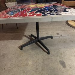 Mosaic Outdoor Table Hand Made 