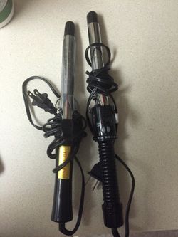Curling irons.