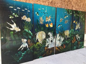 Very cool mother of pearl hanging wall art